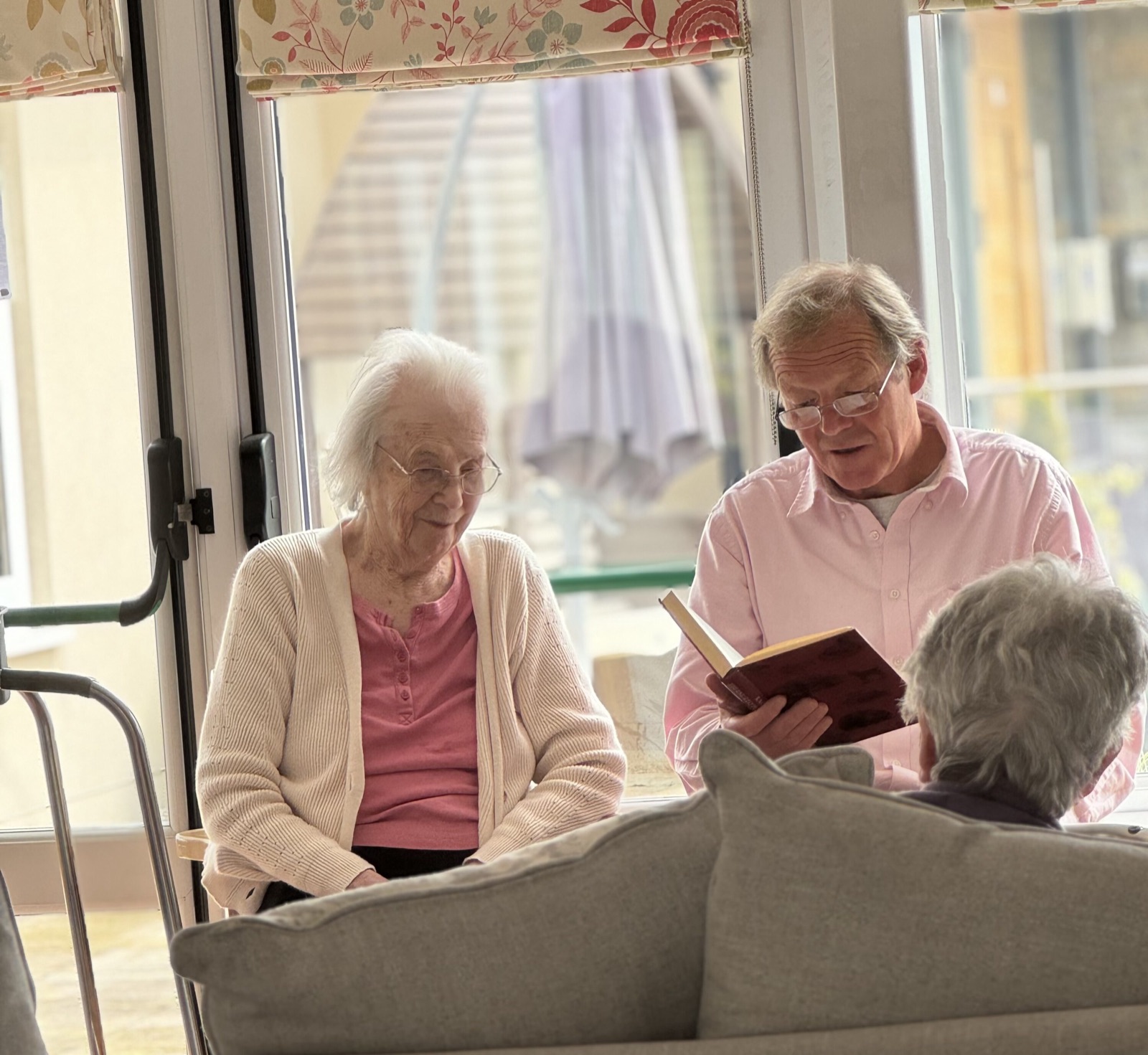 Residents enjoying time together at Castle House