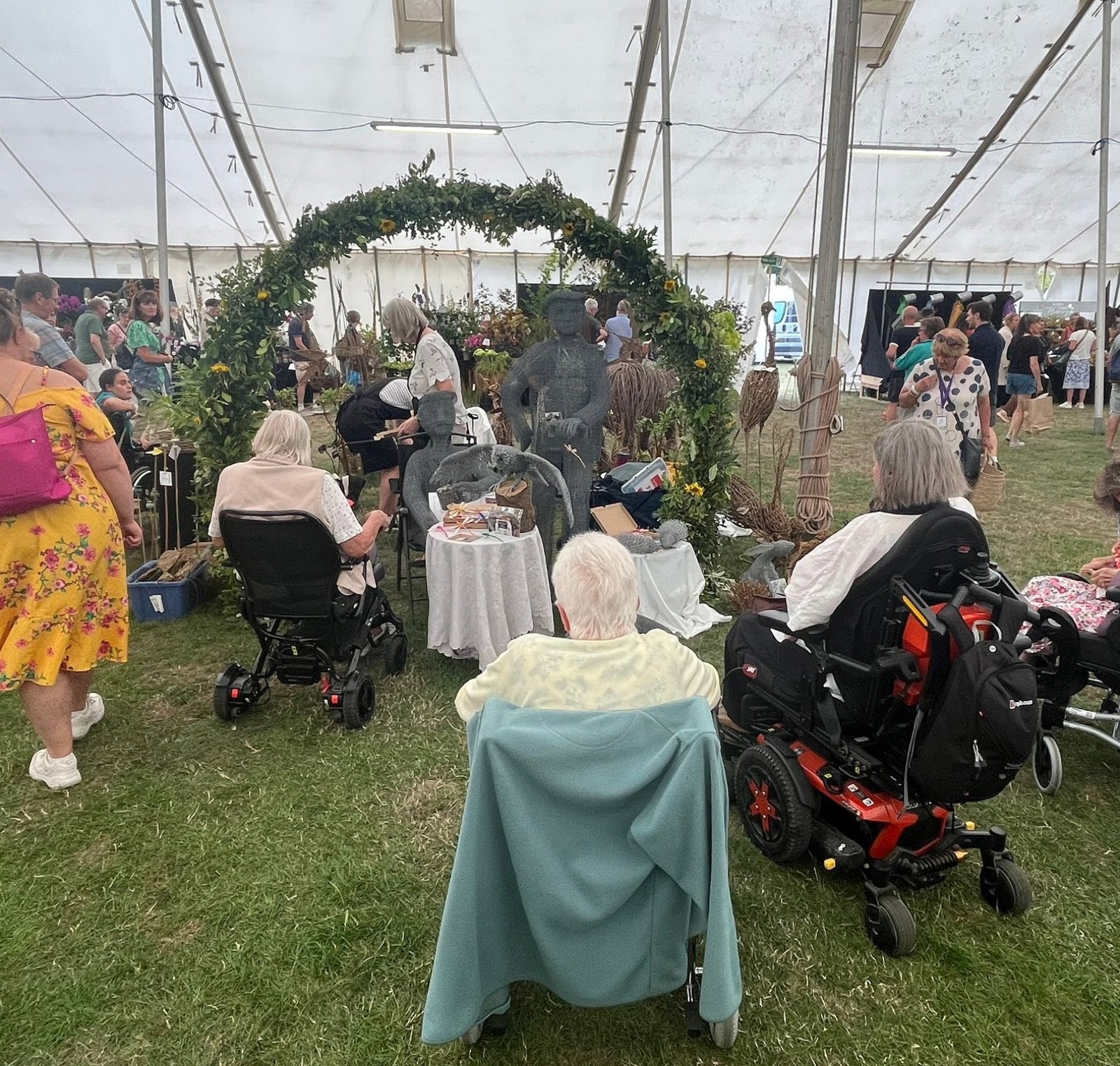 A cooking activity at Castle House